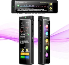 72Gb Digital Voice Recorder With Playback - Nekside Full Touchscreen Voice - $43.95