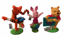 1999 Disney Winnie The Pooh Tigger, Piglet &amp; Pooh Figure Cake Toppers  - £19.71 GBP