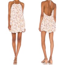 Lovers + Friends Hydie Mini Dress in Multi Poppy Pink Floral Spring Boho Size S - £48.58 GBP