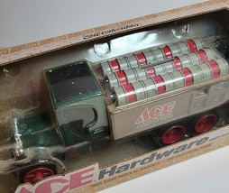 1925 Stake Truck With Barrels Diecast Metal Bank Ace Hardware in ORIGINAL BOX image 2