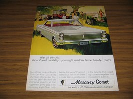 1964 Print Ad The 1965 Mercury Comet Caliente Durability - $14.00