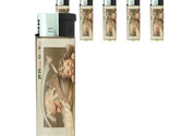 Vintage New Years Eve D1 Lighters Set of 5 Electronic Refillable Butane  - £12.62 GBP