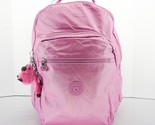 Kipling Seoul Backpack Laptop Travel Bag BP4360 Polyamide Prom Pink Meta... - $99.95