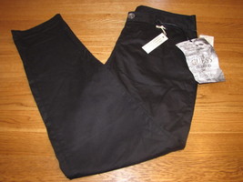 Guess Jeans Womens JR Black Chino Slim 32 NWT NEW 79.00 ^^ - £23.29 GBP