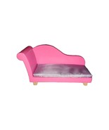 KidKraft Wooden Dollhouse Chaise Lounge Furniture Sofa Pink Lavender Mat... - $16.61 CAD