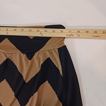 New Direction Women’s Brown & Black Elastic Waist Zig Zag Pattern Skirt Size 2X image 9