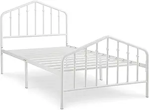 Signature Design by Ashley Trentlore Metal Bed, Twin, White - $313.99