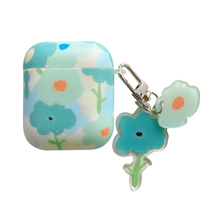 Blue Green Flowers AirPods Case - £15.02 GBP