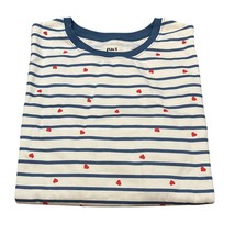 Pact Scattered Hearts Graphic Organic Slouchy Sweatshirt Size Medium New... - $522.86 MXN