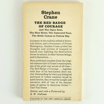 The Red Badge of Courage Stephen Crane Vintage Paperback Book Classic 1964 Novel image 2