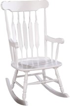 Coaster Furniture Rocking Chair White 600174 - £184.05 GBP