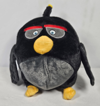 Angry Birds Black Bomb 8&quot; Plush Stuffed Toy 2019 Rovio - £7.86 GBP