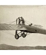1914 WW1 Print War Plane Aviation In Action Antique Military Period Coll... - $34.99