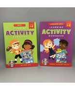 First Grade- Second Grade Educational Workbooks Set of 2 - Math / Langua... - £6.38 GBP