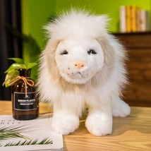 Stuffed Soft Simulation Lion Plush Toys Cute Forest Animal Lion Dolls Lovely Bir - £12.75 GBP