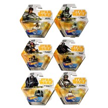 Star Wars Hot Wheels Battle Rollers Boba Fett Vader Kylo Ren Solo You Ch... - £6.60 GBP+