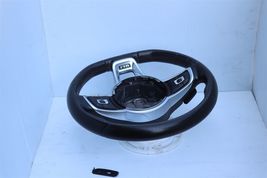 2015-17 Jetta GLi Flat Bottom Red Stitch Leather Steering Wheel Paddle Shifters image 12