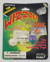 *B8) Vintage 1997 The Original Wizzer Keychain Spinning Top Toy Basic Fun - £19.64 GBP