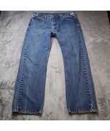 Levi&#39;s Strauss 505 Mens 38 Blue Jeans Straight Leg Casual Western Men 38x32 - £23.65 GBP
