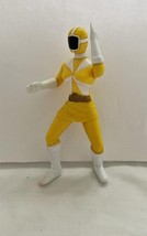 2000 McDonalds Power Rangers 4&quot; Lightspeed Rescue Yellow Ranger - $131.52 MXN