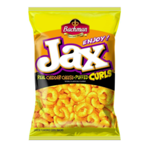 Bachman Jax Cheddar Cheese Puffed Curls, 4-Pack 8.5 Oz Bags - £25.99 GBP