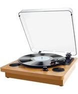 Vinyl-To-Mp3 Recording, Popsky 3-Speed Turntable Bluetooth, 3.5Mm Aux An... - £89.40 GBP