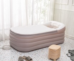 Thermaestudio Mobile Bathtub,Inflatable Bathtub -Spa Bathtub -, Lightcoffe - £83.12 GBP