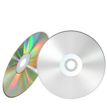 10 Pieces 52X Blank Silver Inkjet HUB Printable CD-R Disc with Paper Sle... - £12.58 GBP
