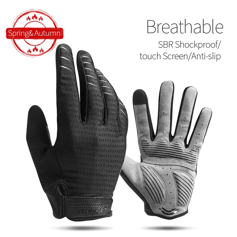 CoolChange Cycling Gloves Full Finger Bicycle Gloves Touch Screen Windproof  Man - £112.08 GBP