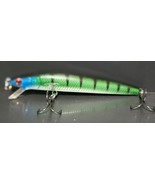 Shallow Diving Crankbait Molded Color Silver Blue Green Ultra Sharp 3 3/... - $6.99