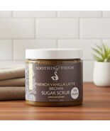 Organic French Vanilla Latte Brown Sugar Body Scrub - USA Made Sugar Scr... - $37.11 CAD