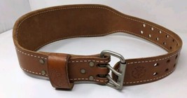Vintage Altus Leather Weight Power Lifting Belt Sz S Small 24-28 2 Prong... - £23.35 GBP