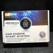 BANVIE Car Alarm System with Remote Start &amp; Push to Start Ignition Kit R... - $49.49