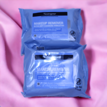 Neutrogena Makeup Remover Cleansing Face Wipes Set Plant Based 25 Ct Lot Of 2 - $14.84