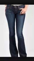 Lucky Brand Women&#39;s Jeans Easy Rider Relaxed Bootcut Distressed Size 00 x 32 NWT - $97.76