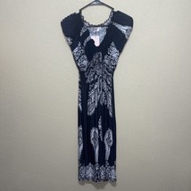 Second Skin NYC NAVY multi color dress size 2X NEW - £54.98 GBP