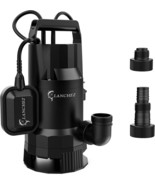 1.6 Hp Sump Pump Submersible With Automatic Float Switch, 4858Gph Clean/... - $115.99