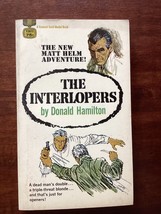 The Interlopers - Donald Hamilton - Thriller - Matt Helm Series #12 - 1ST 1969 - £4.77 GBP
