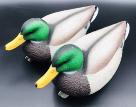 Two Vintage 2012 Hard Core Whaletail Promo Mallard Drake Plastic Duck Decoys - £14.76 GBP