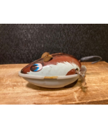 Vintage 3" Mouse Wind-up Toy Plastic &amp; Tin Litho - $9.90