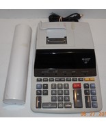 Sharp EL-2630PIII 12 Digit Display Desk Calculator Adding Machine Two-Color - £37.43 GBP