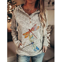 Butterfly spirit Hoodies Women Oversized Streetwear  Pullover Tracksuit - £19.84 GBP+