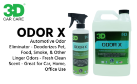 3D ODOR X-16oz/473ml-Air Freshner Scent-Bacteria Eliminator-Home-Office-... - £13.82 GBP
