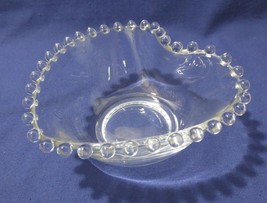 Imperial Glass Ohio CANDLEWICK CLEAR small HEART bowl - $15.00