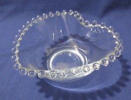 Imperial Glass Ohio Candlewick Clear Small Heart Bowl - £11.71 GBP