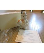 LENOX  FIGURINE HARVEST SNOWMAN TWELVE MONTHS OF SNOWMEN SERIES 3.75&quot; COA - $364.41 MXN