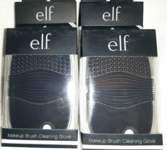 2 PACK of Elf (E.L.F.) Tools # 85075 MAKEUP BRUSH, Silicone CLEANING GLOVE - £3.92 GBP