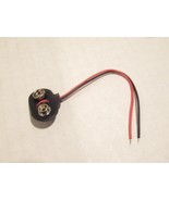 9 VOLT BATTERY CONNECTOR W/TWO WIRES- NEW- M12 - $2.53 CAD