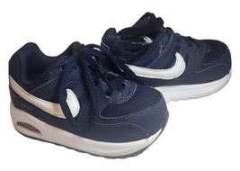 NIKE Air Max Command Flex 844348-400 Navy White Kids Toddler Size 6C 844348 400 - £17.50 GBP