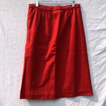 Pendleton Size 10 Red Pencil Skirt 100% Wool Vintage Pockets - £23.35 GBP